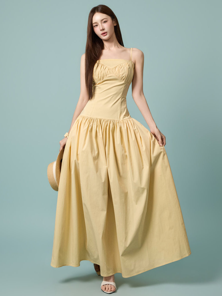 D9626 Square Neck Dress