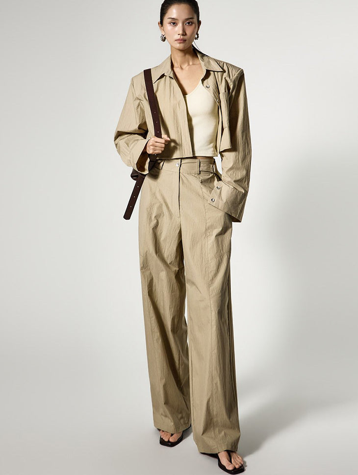 TP2373 衬衫长裤套装