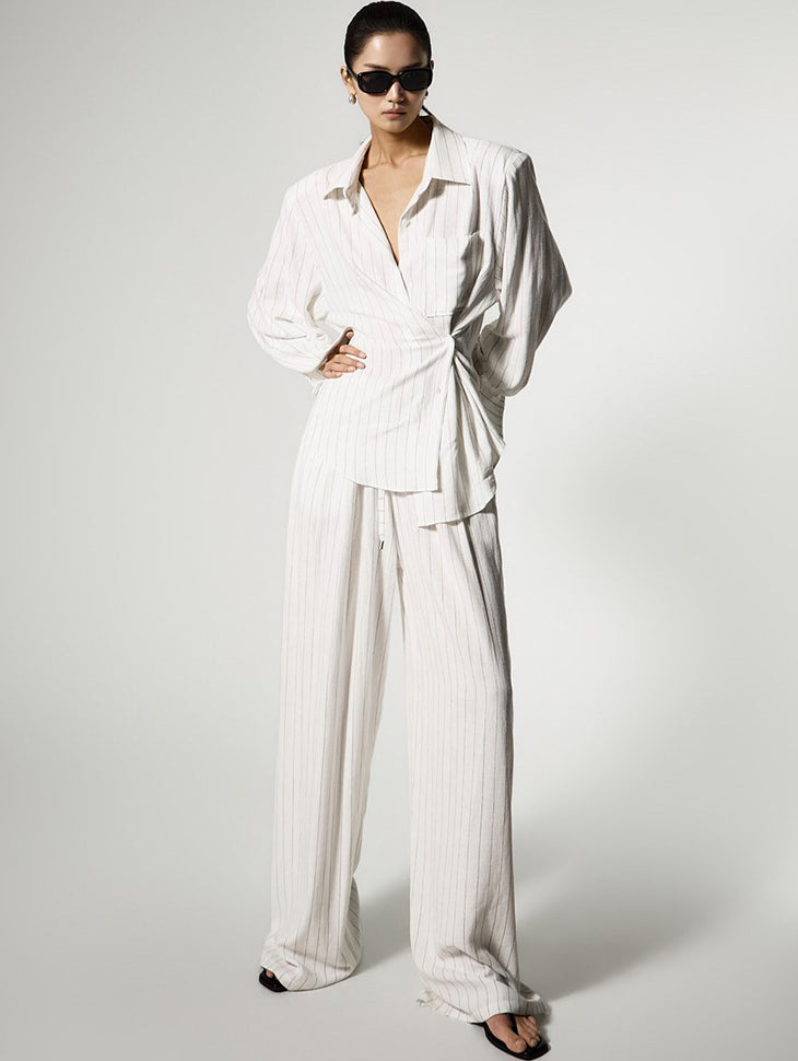 TP2374 衬衫长裤套装