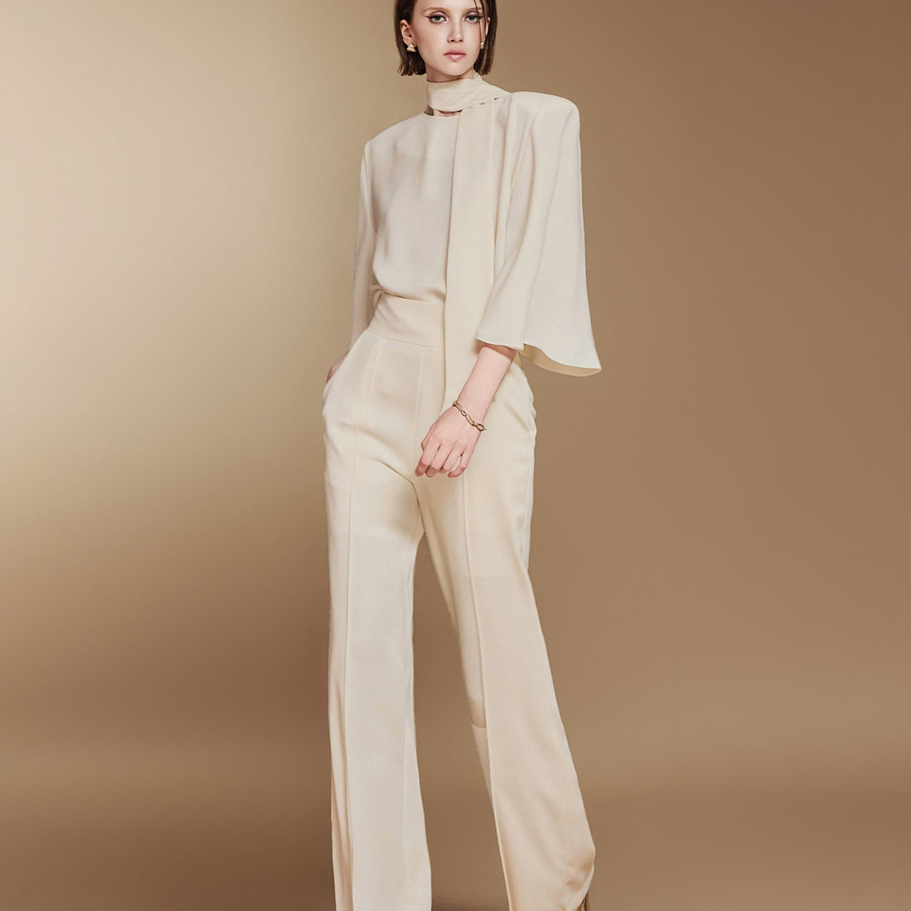 TP1941 Blouse and Slacks Set