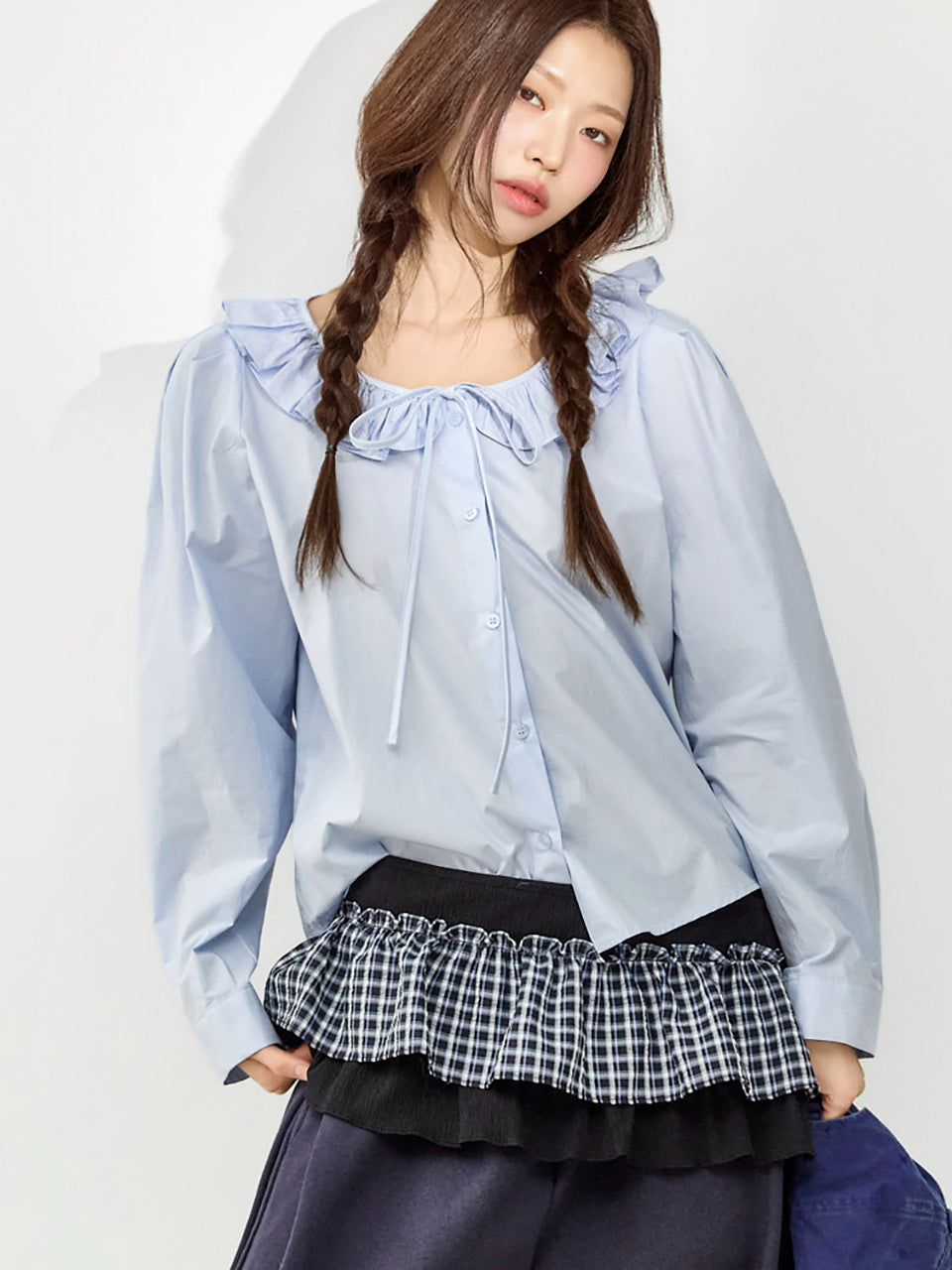 B3164 Ruffled Blouse