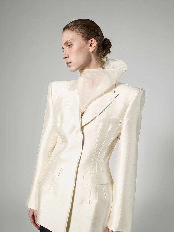 B9205 Organza Blouse