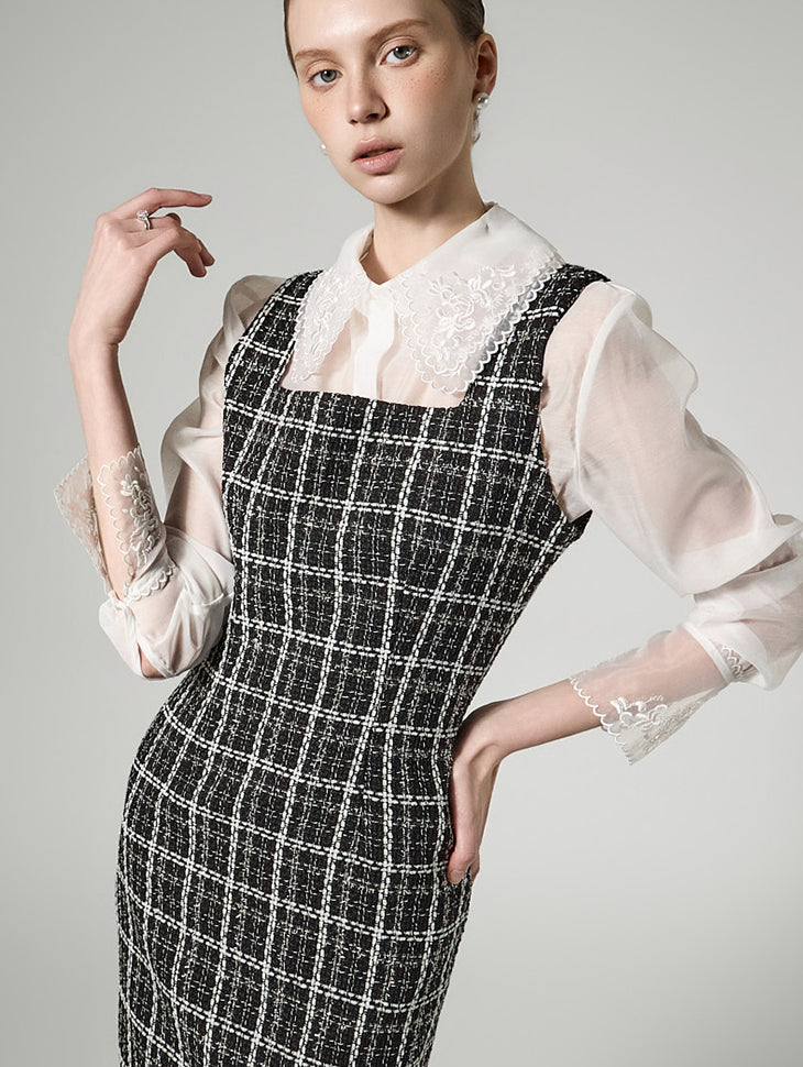 B3168 Double Collar Blouse