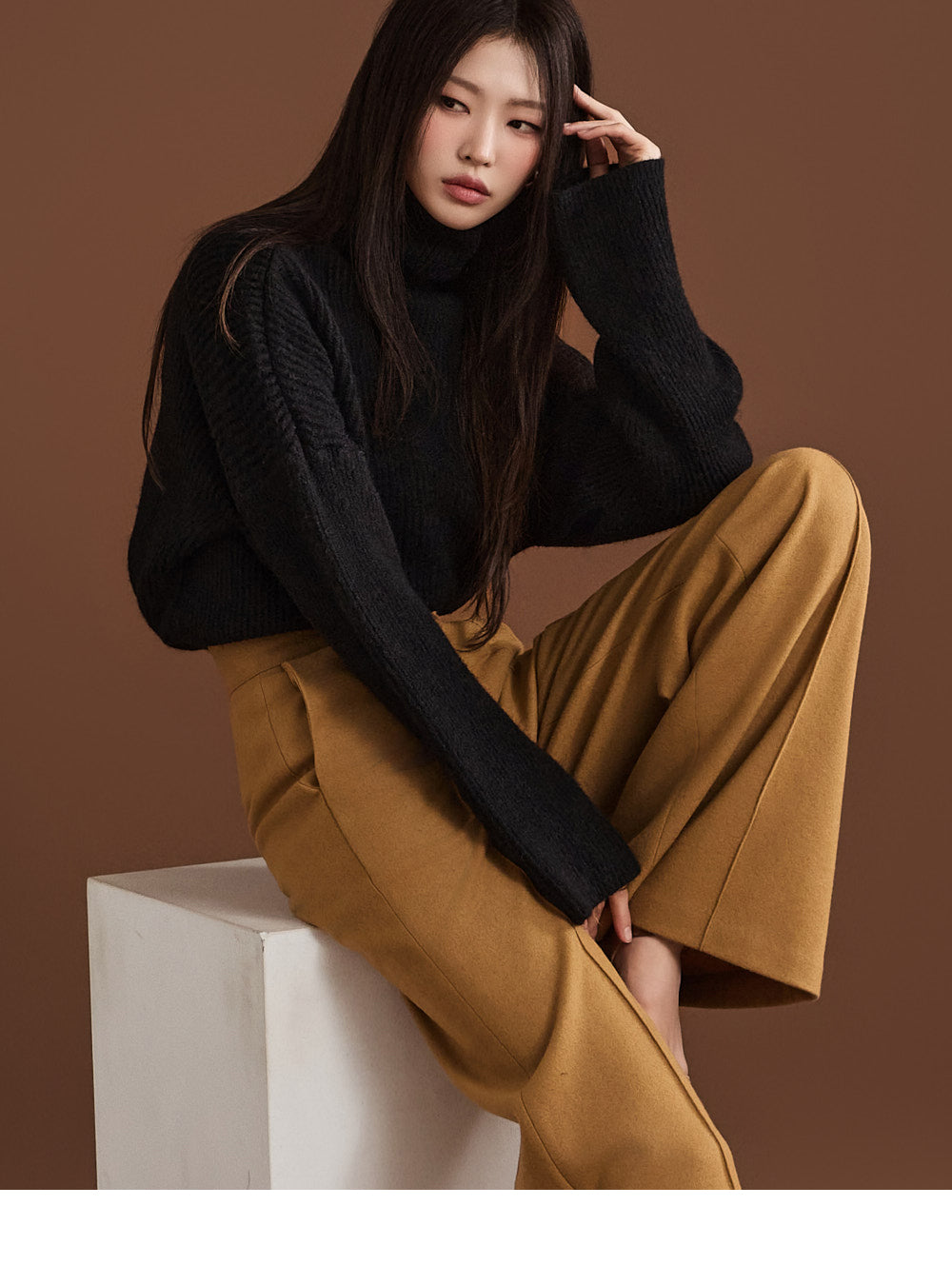 E3209 Multi-way Turtleneck Knit