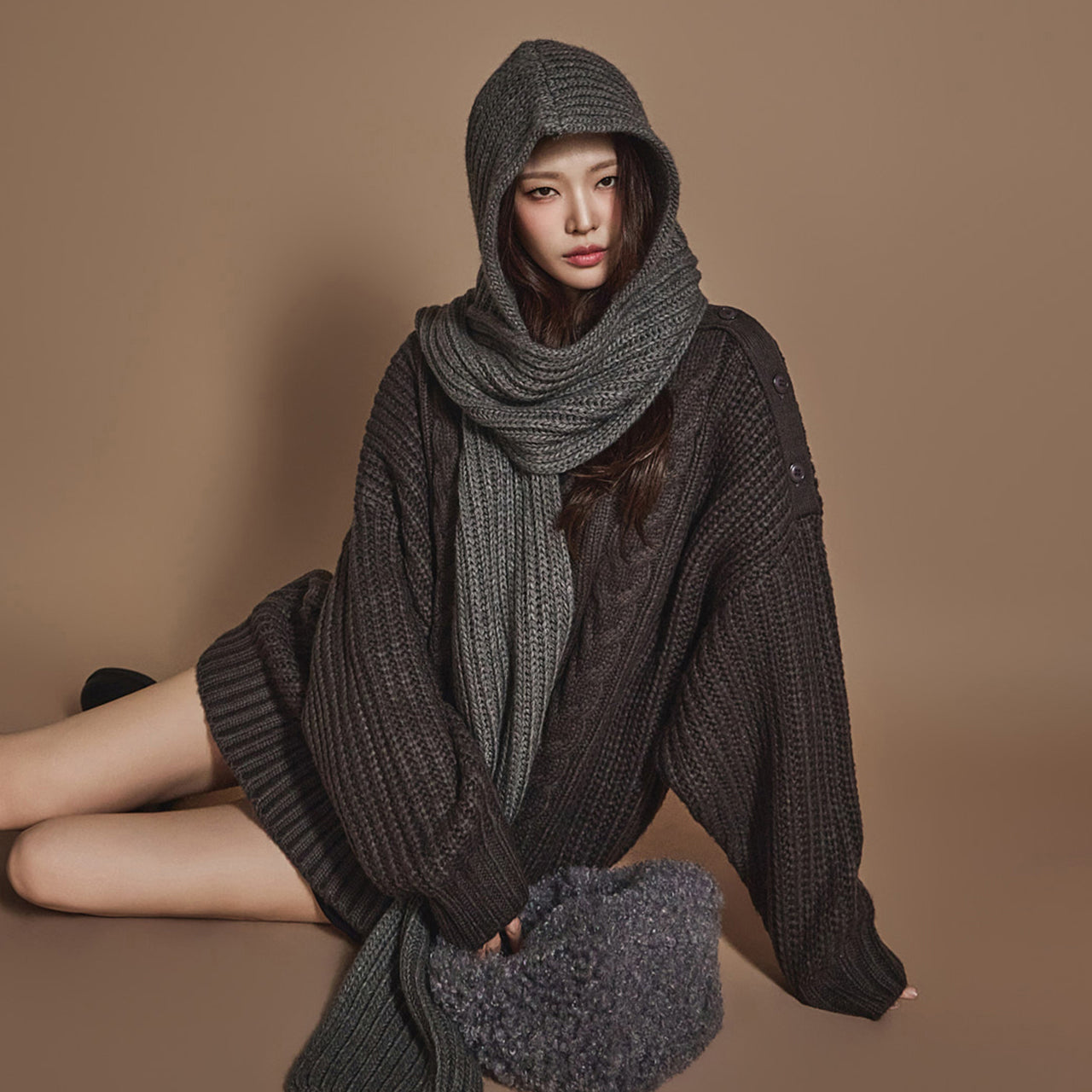 E3599 Twist wool Knit