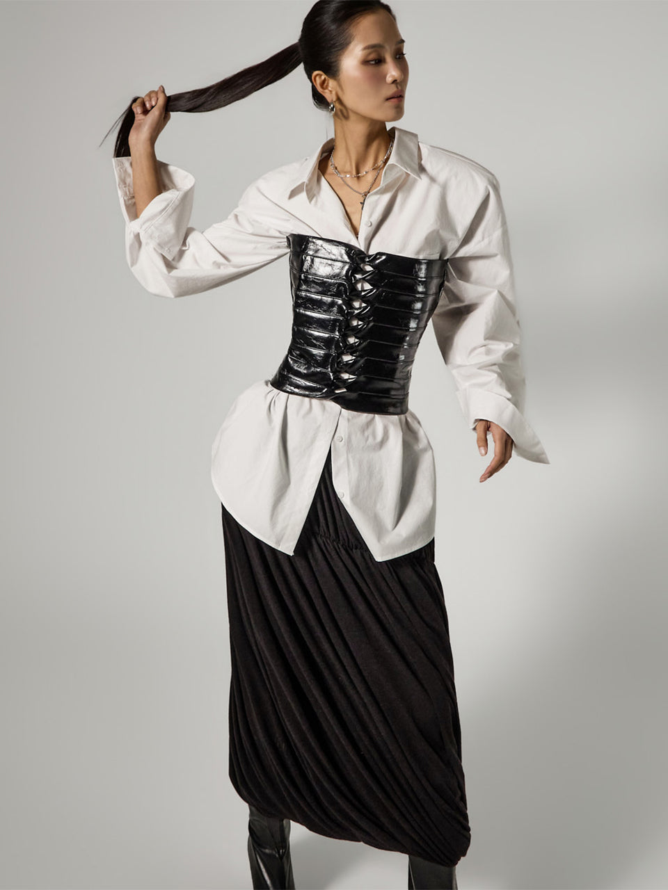 TP2340 Top and Skirt Set