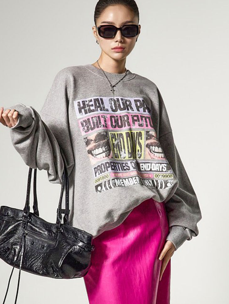 E4182 印花运动衫