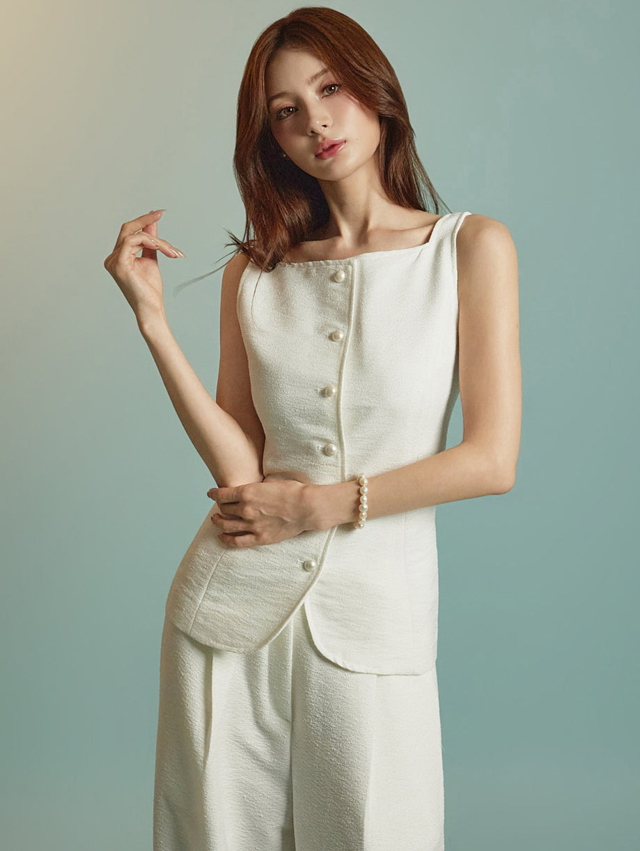 J2810 ツイードベスト