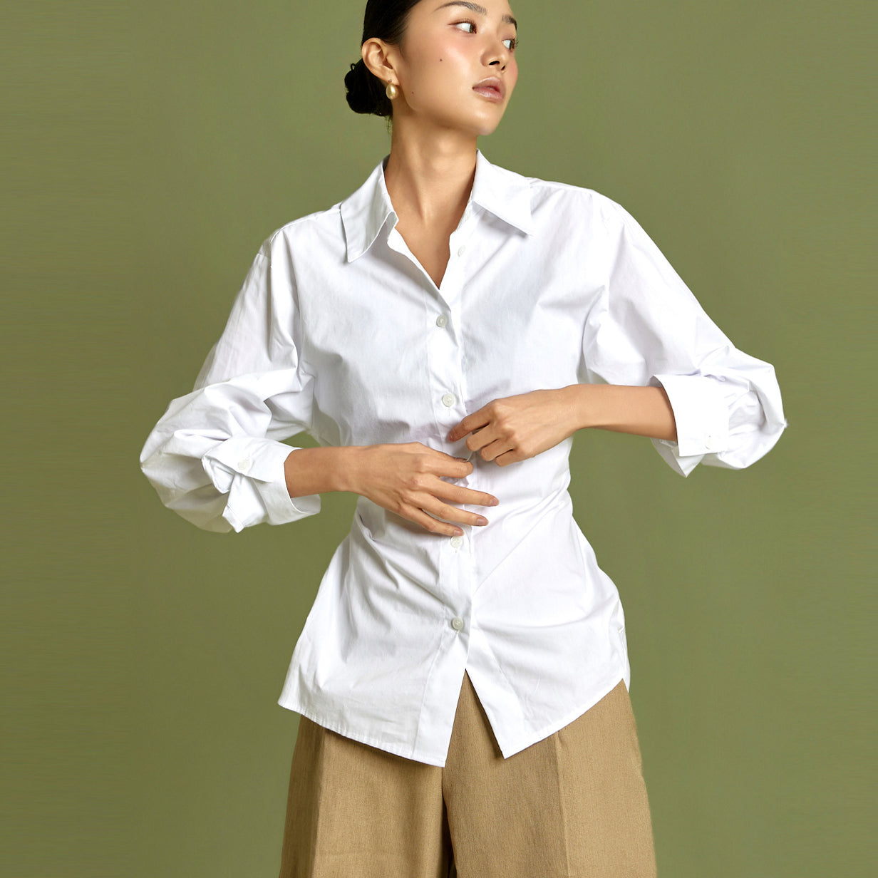 S783 Belted Shirts