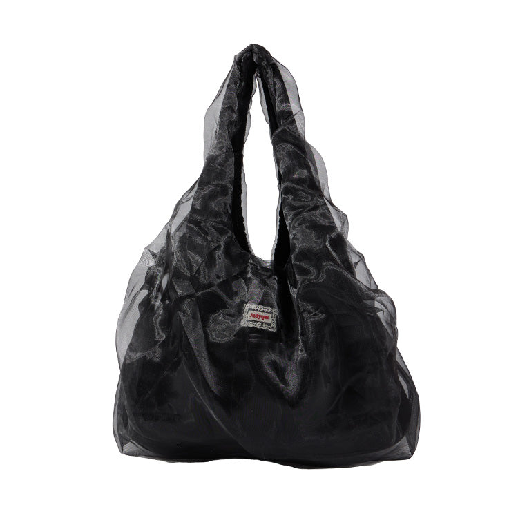 A-1691 オーガンザレイヤードキャンバスバッグ