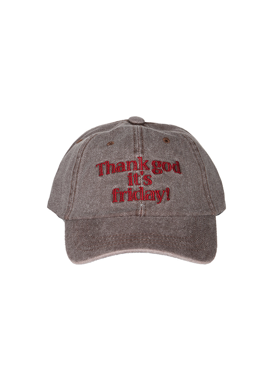 AC-845 Denim Lettering Ball Cap