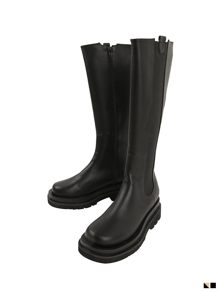 AR-2822 Chelsea Platform Long Boots