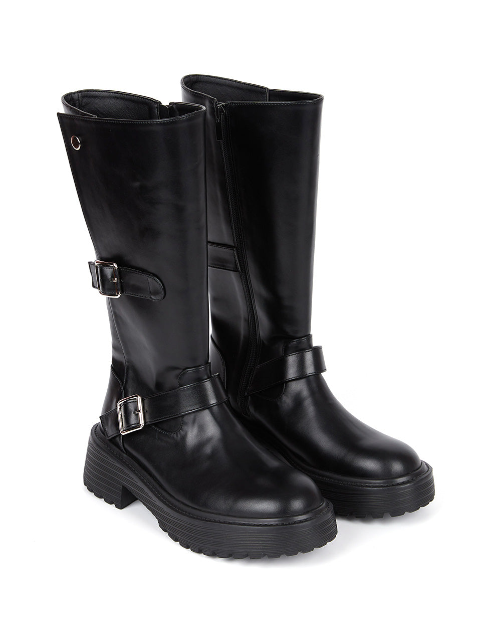 AR-3334 Belted Middle Boots