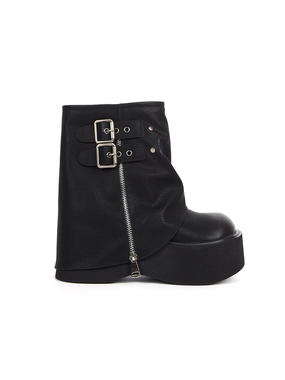 AR-3339 Fold Over Platform Short Boots