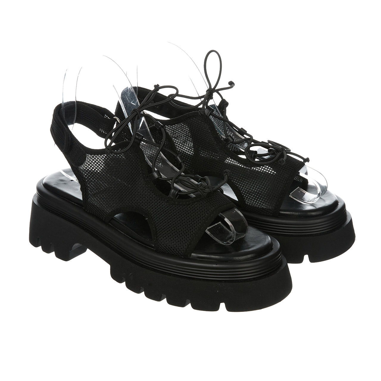 AR-3477 メッシュ プラットフォーム サンダル