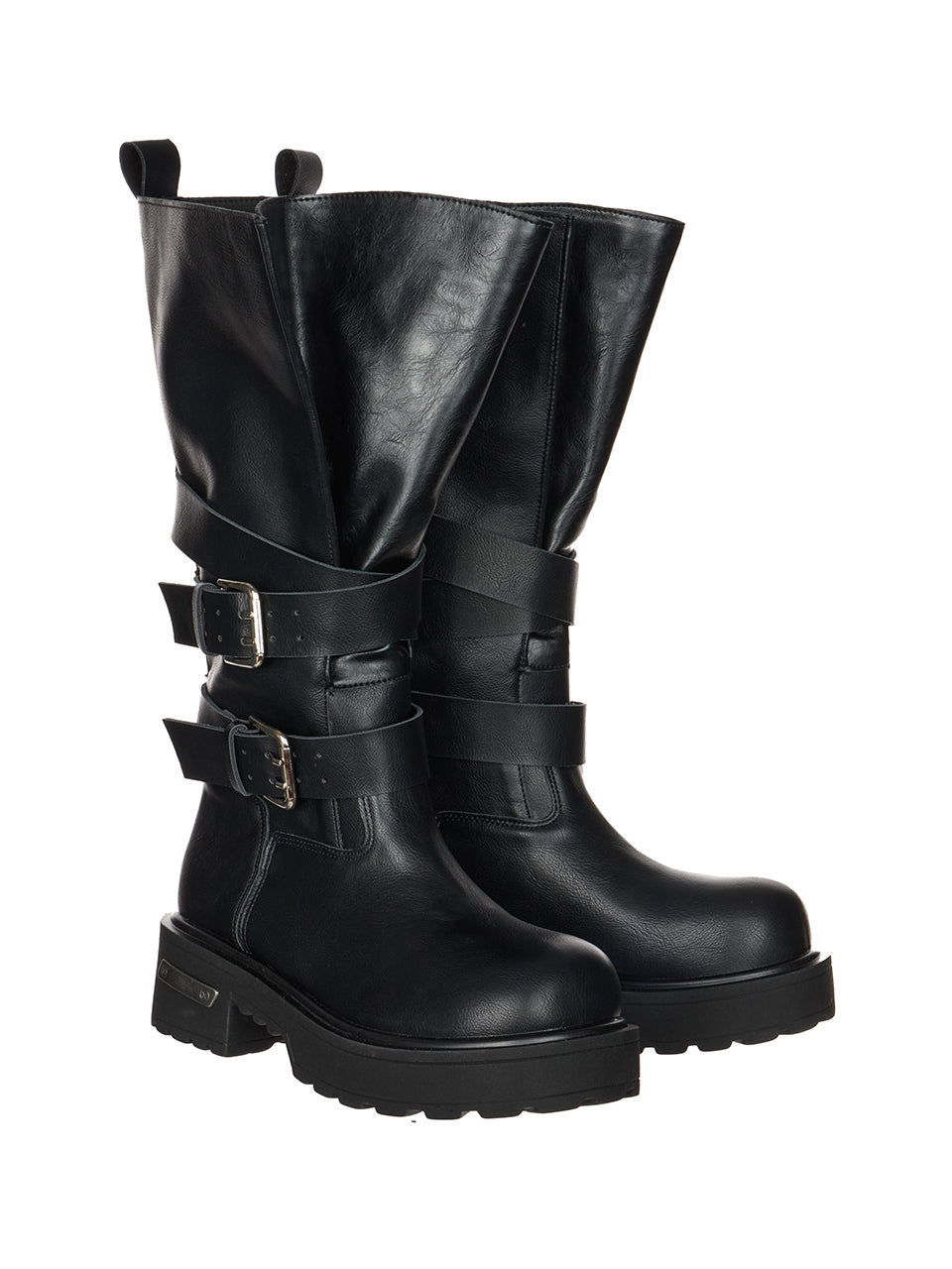 AR-3506 Strap Buckle Walker Boots