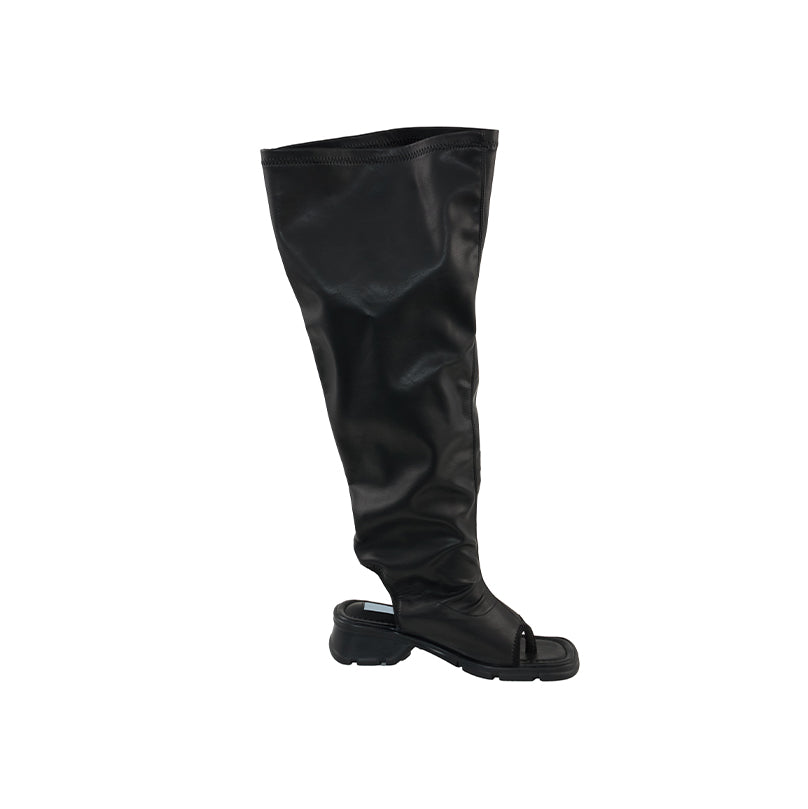 AR-3559 Open-toe Knee-high Boots