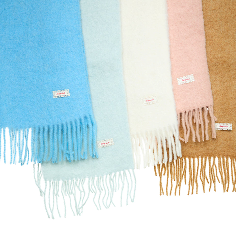 AS-1696 Wool Fringe Muffler
