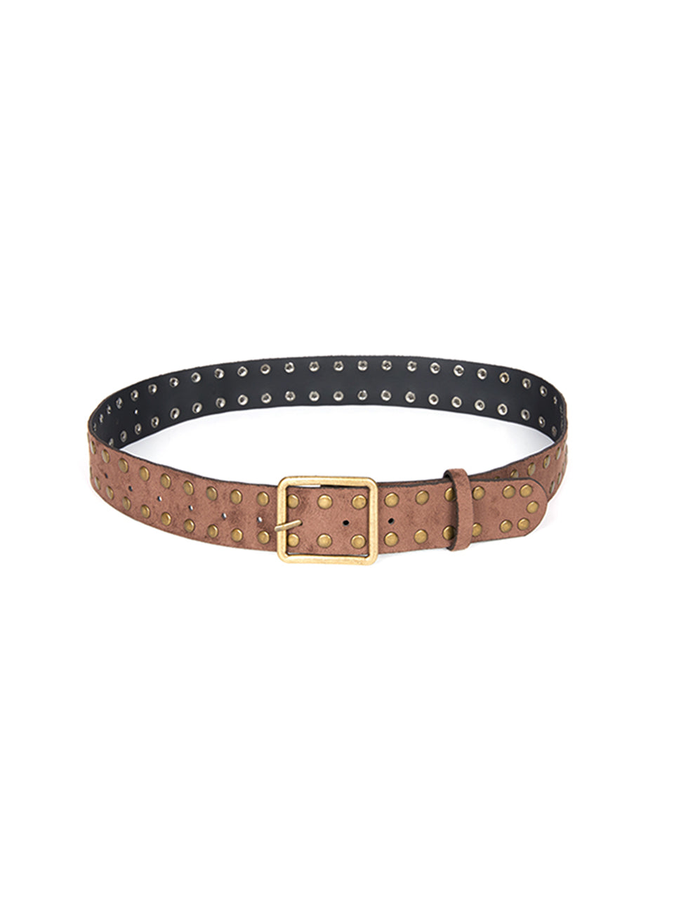 AT-509 Suede Stud Belt