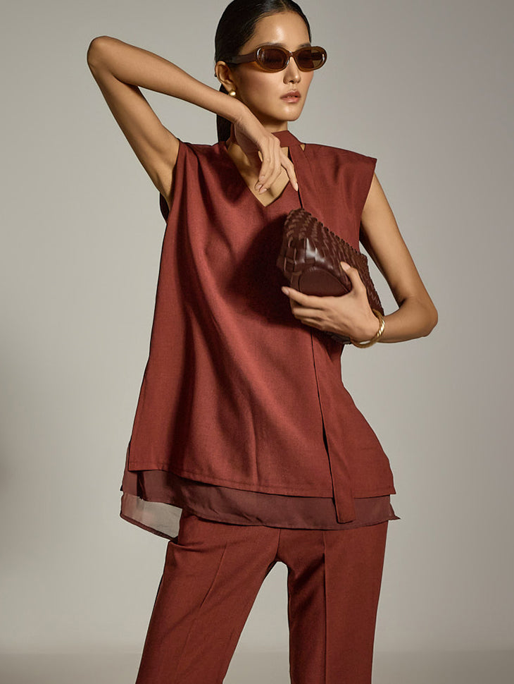 B3086 无袖吊带上衣