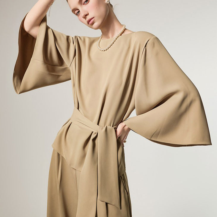 B3179 围巾套装衬衫