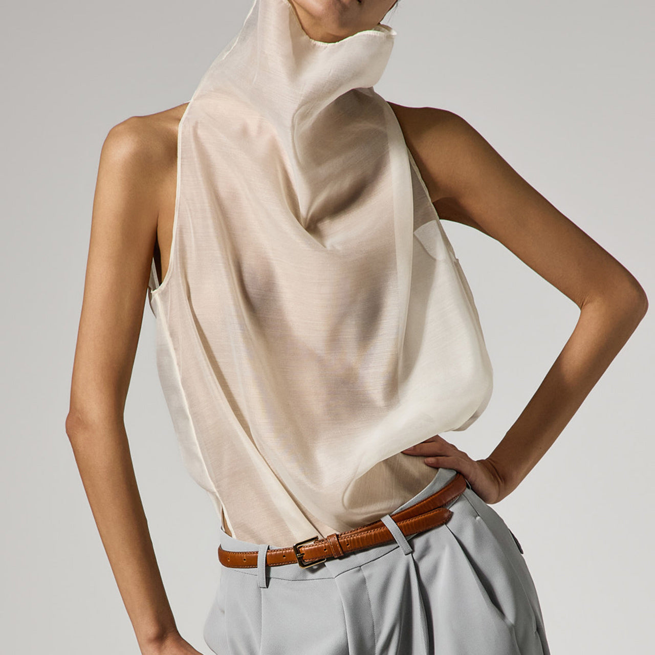 B9205 Organza Blouse