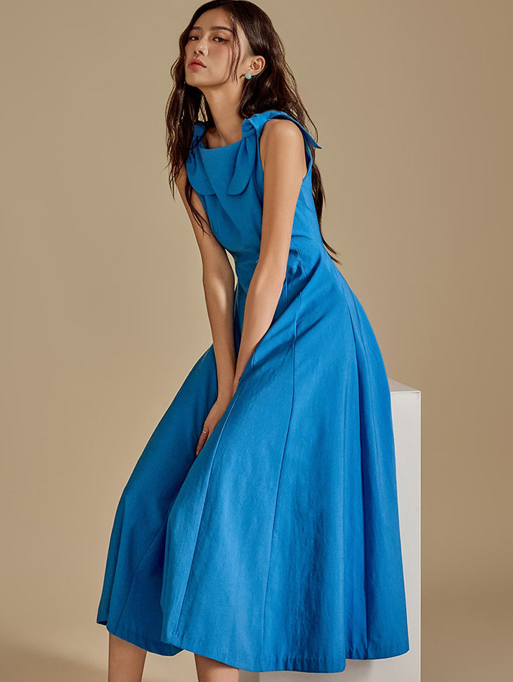 D5058 リボンAラインドレス