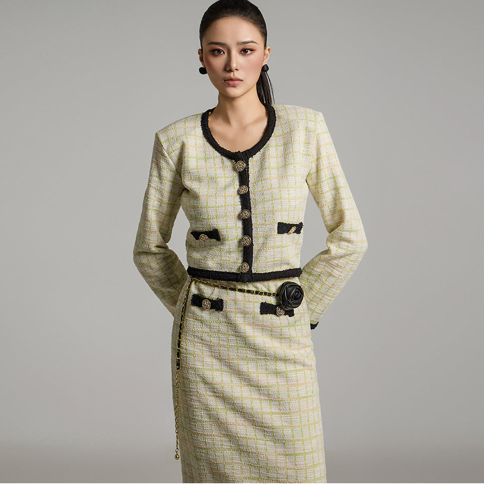 D5200 Tweed Two Piece Set