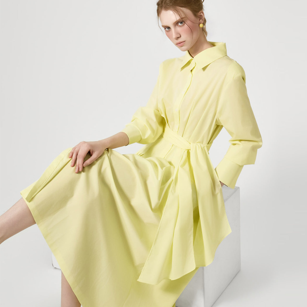 D5483 シャツドレス