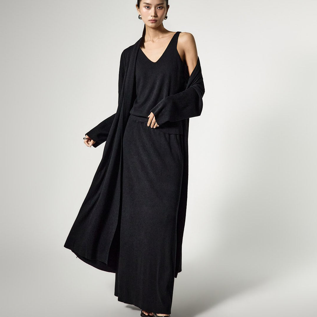 D5498 カーディガン スリーピースセット