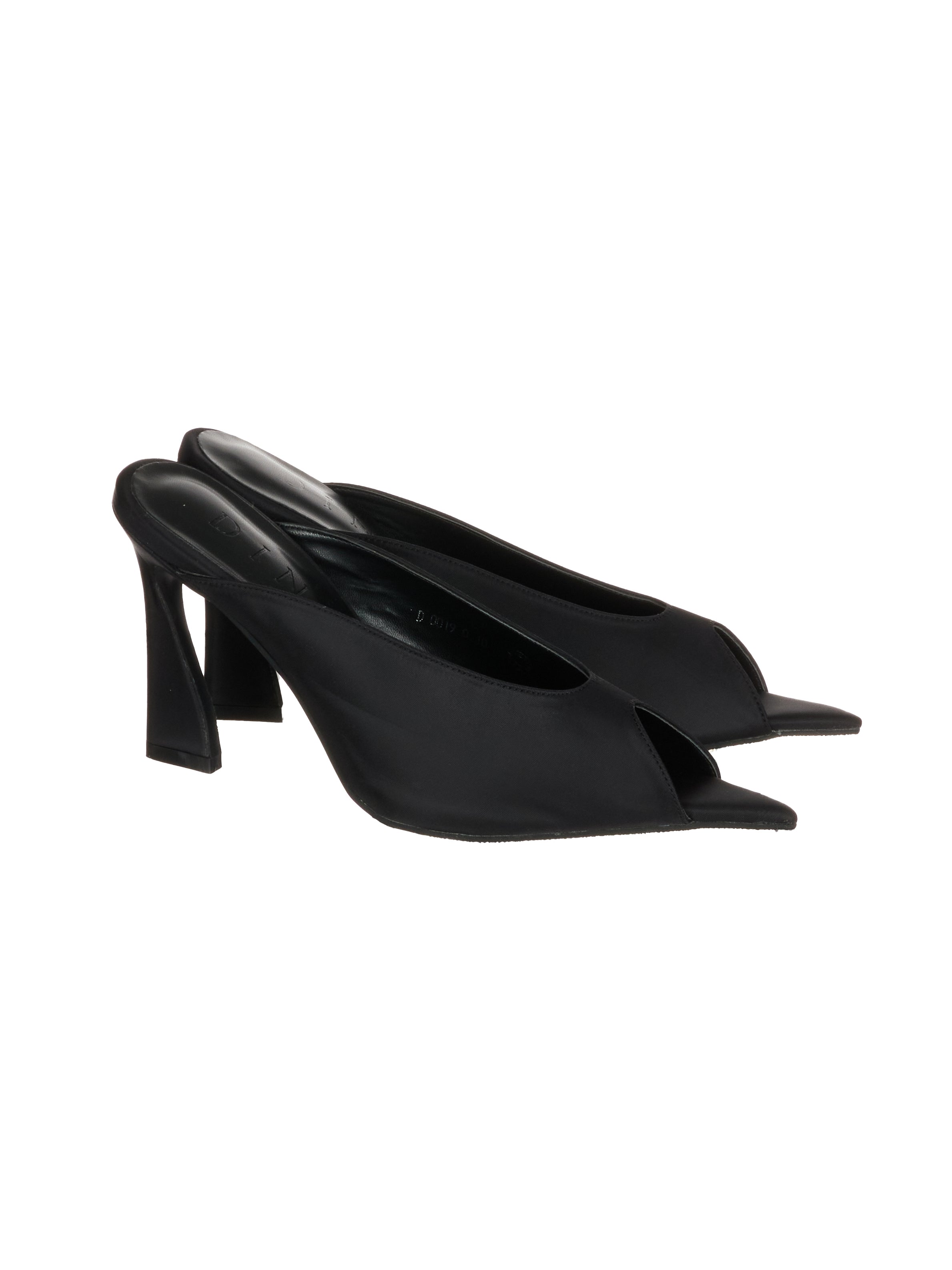 DTAR-026 Satin Open Toes High Heel Mule