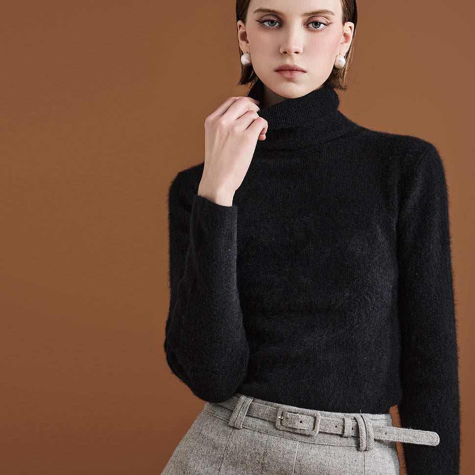 E3230 Turtle-Neck Wool Knit