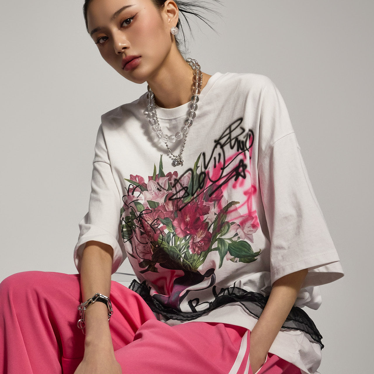 E3789 Printed T-Shirt