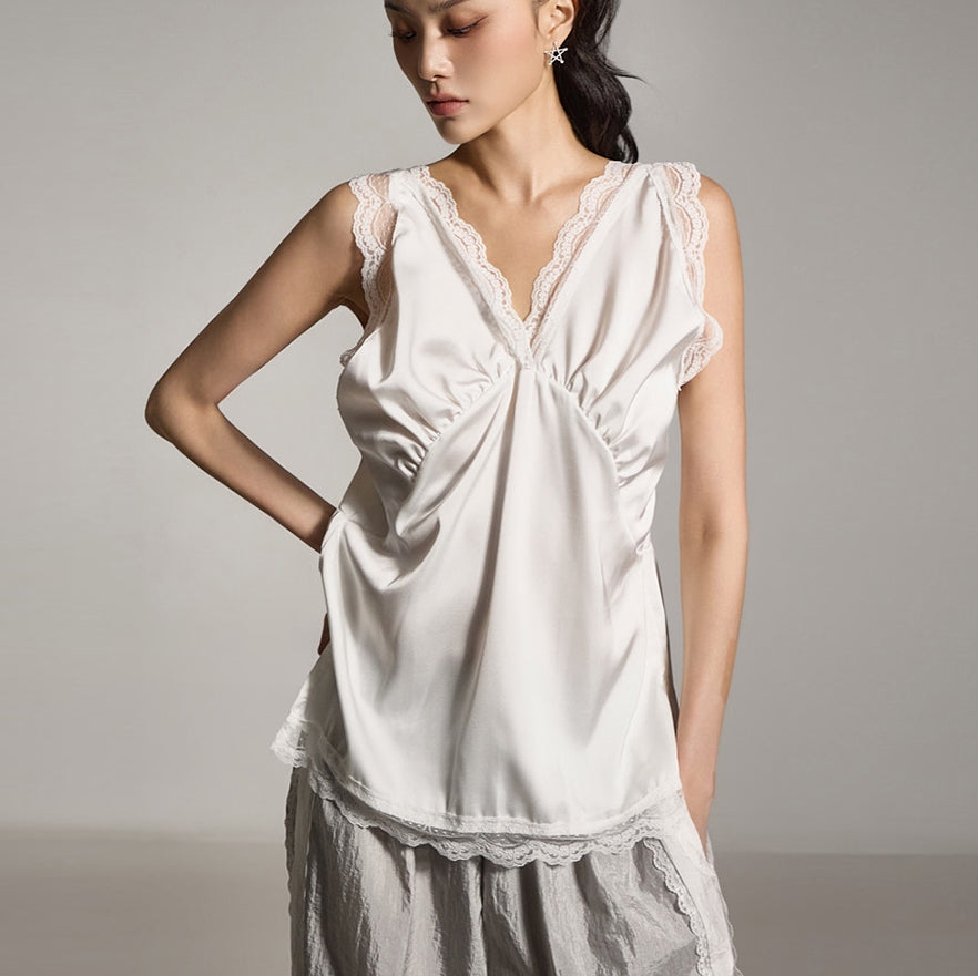 E3828 Lace Sleeveless Top