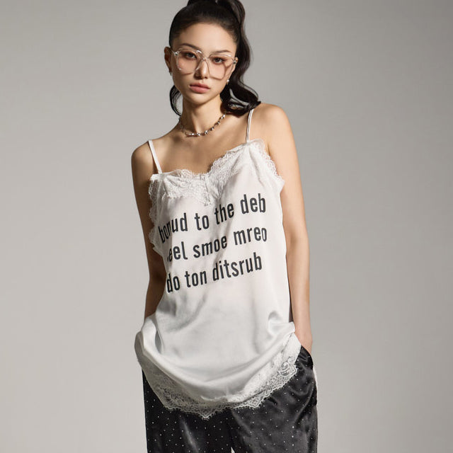 E3832 Lace Sleeveless Top