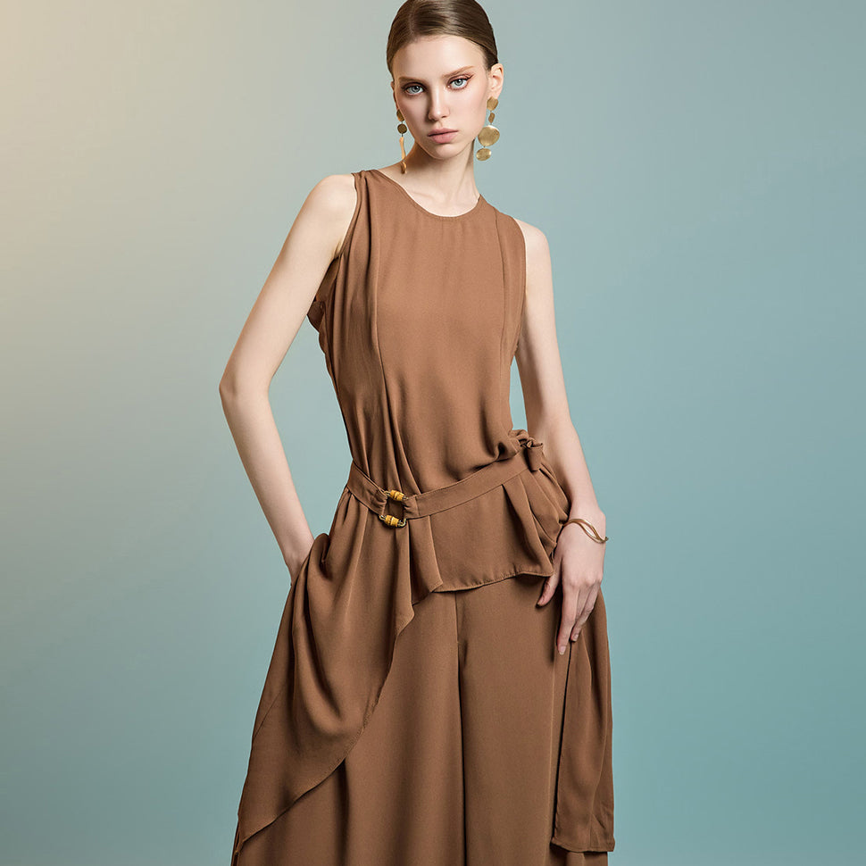 E3834 无袖吊带上衣