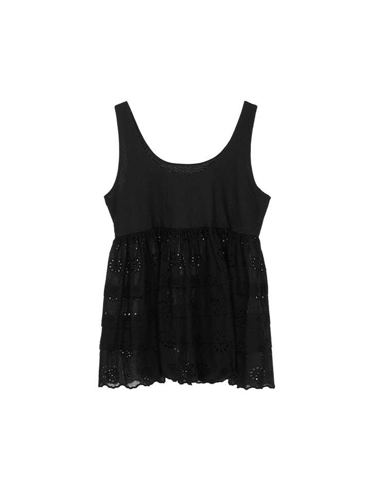 E3842 孔眼无袖上衣