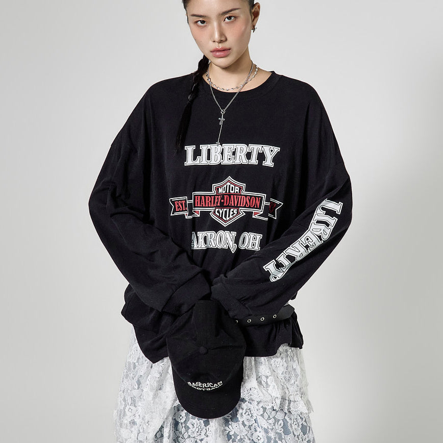 E4125 Lettering Long Top