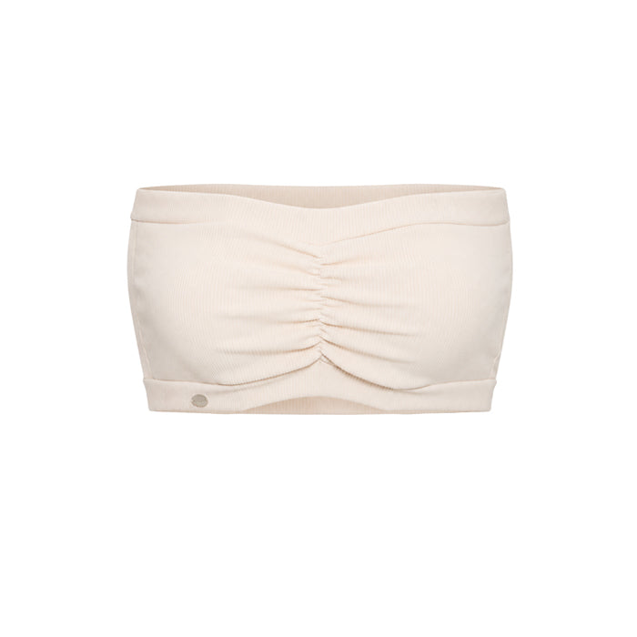 E4289 Cap Shirred Tube Top