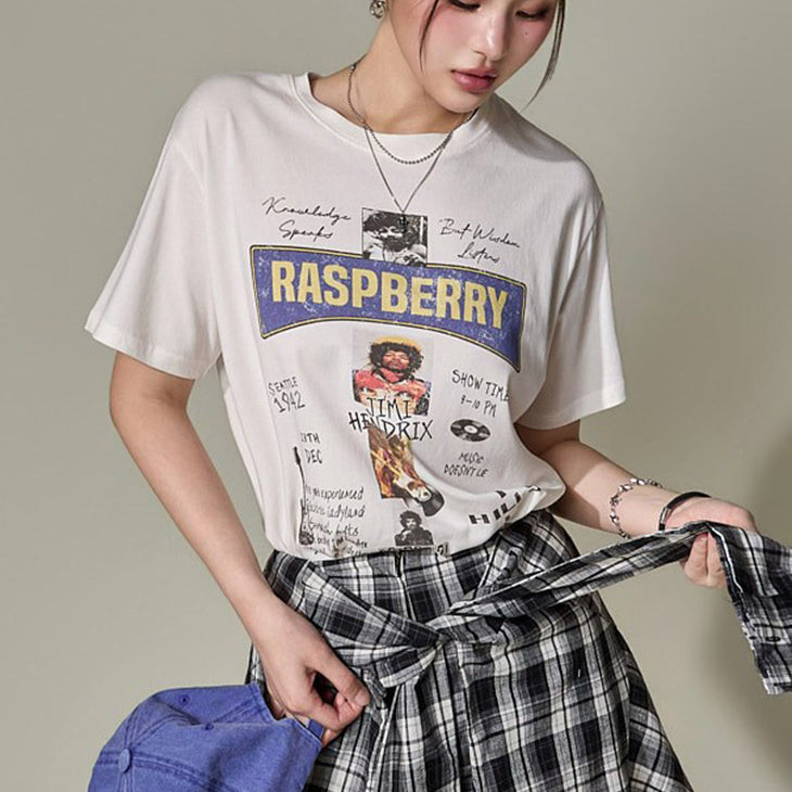 E4354 Printed Top