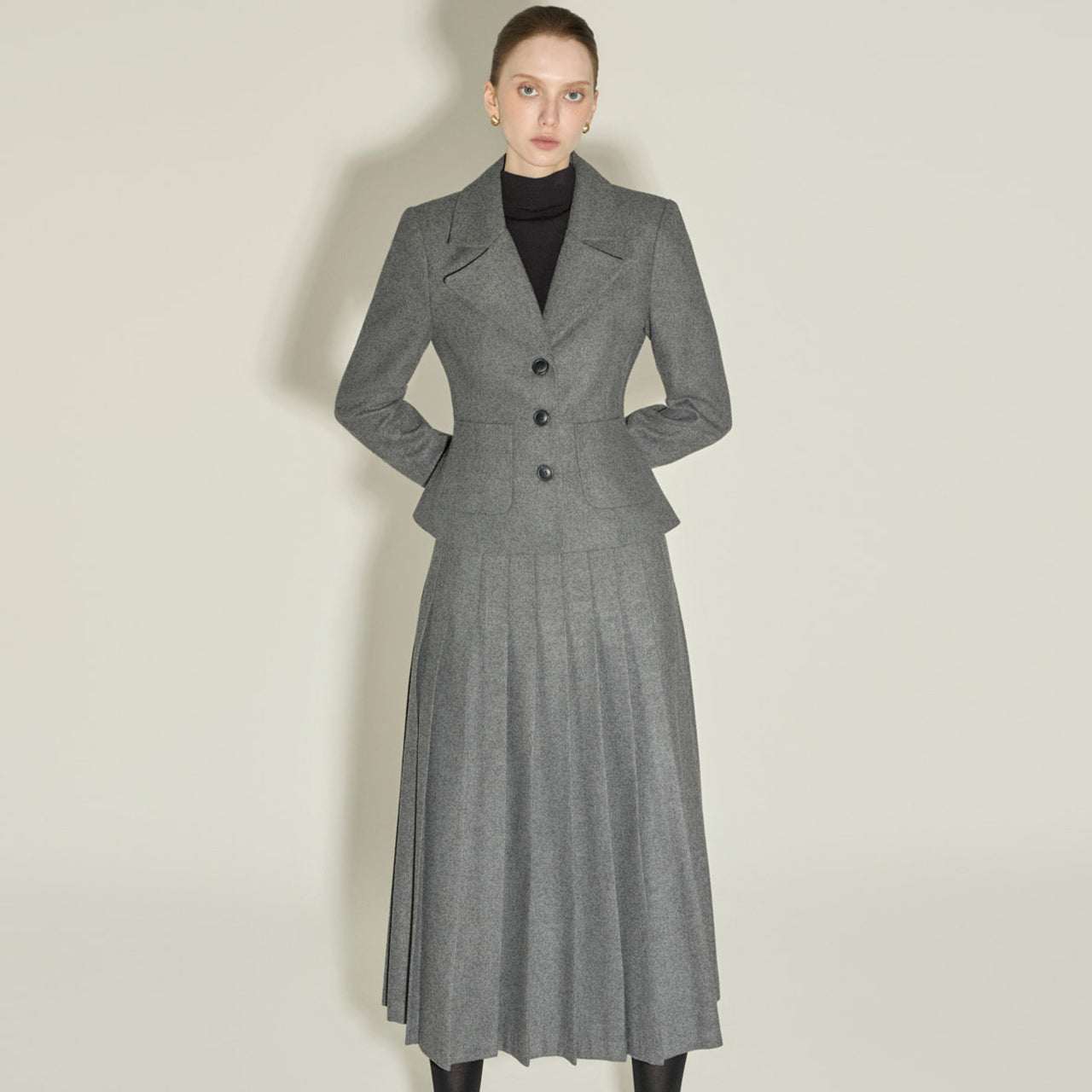 J1679 Herringbone Jacket