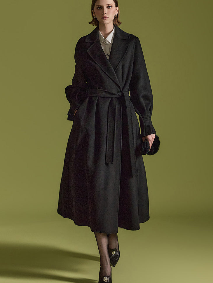 J2593 Cashmere Handmade Coat