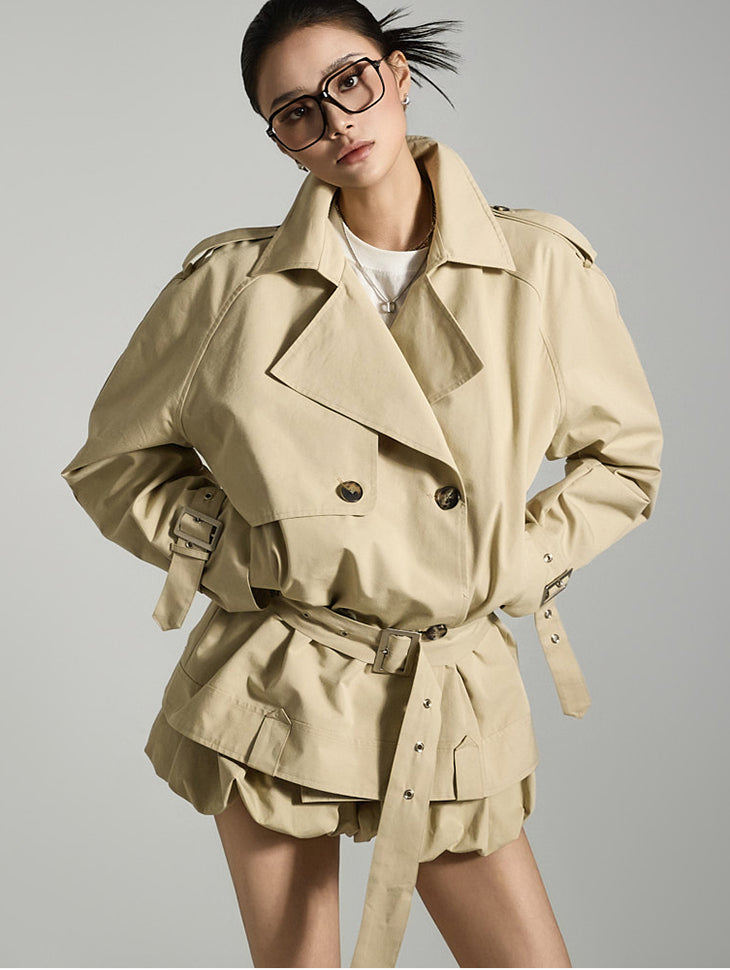 J2665 Trench Coat with Belt