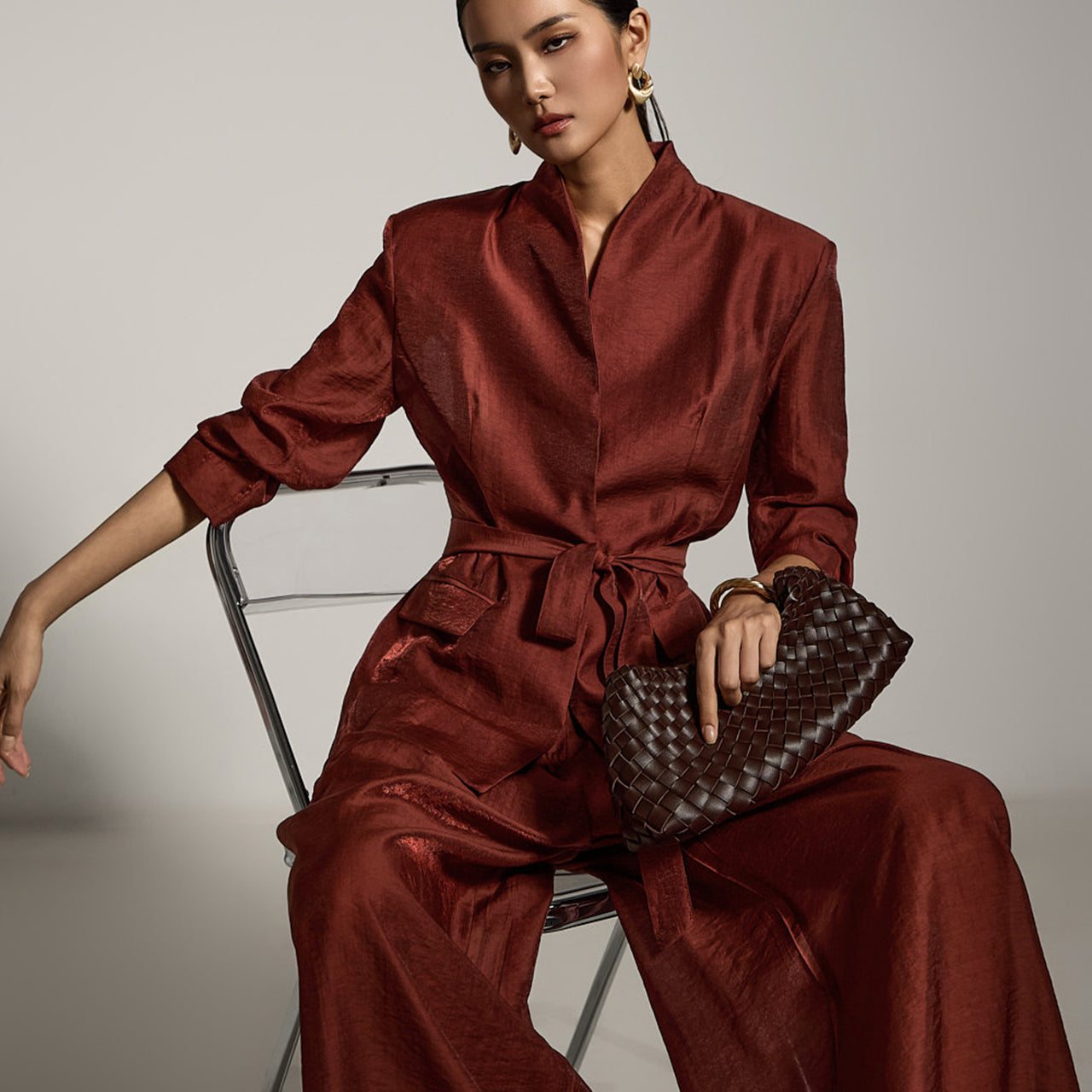 J2793 ストラップ付きシアージャケット