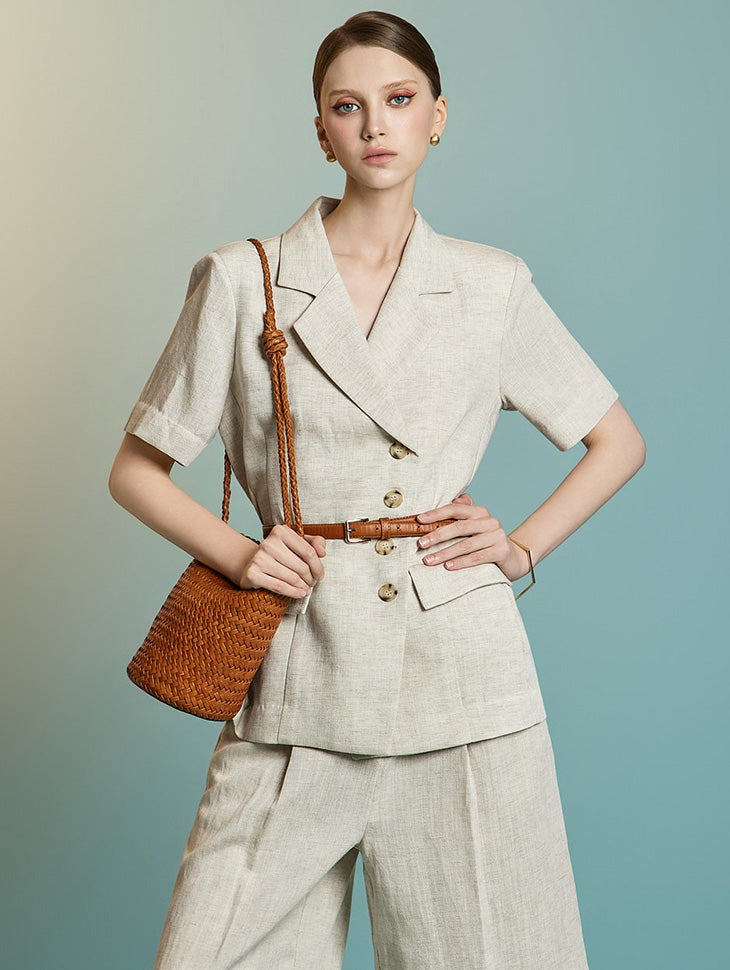 J2807 リネンジャケット