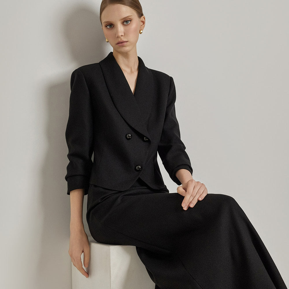 J2829 Collar Wool Jacket