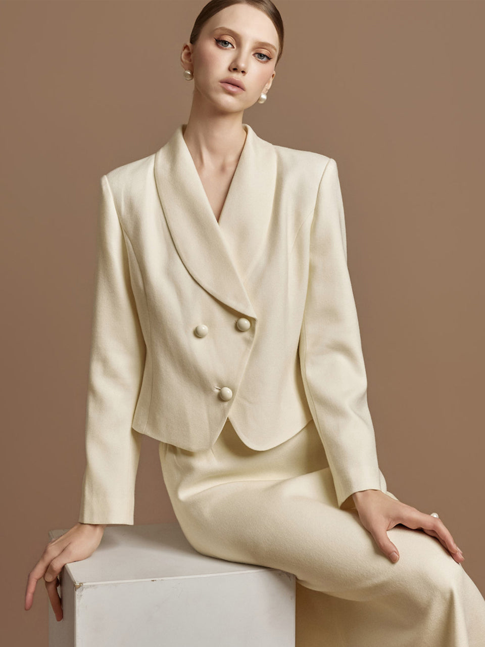 J2829 Collar Wool Jacket