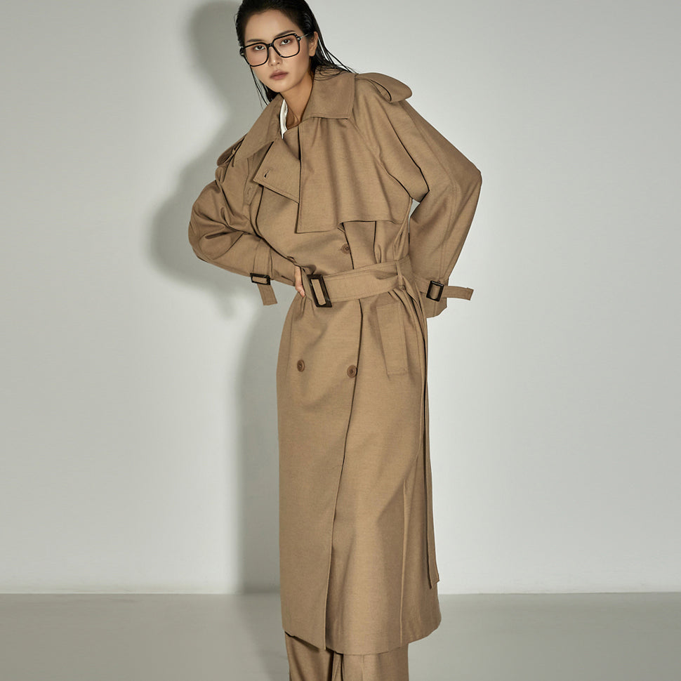 J2847 Trench Coat with Belt