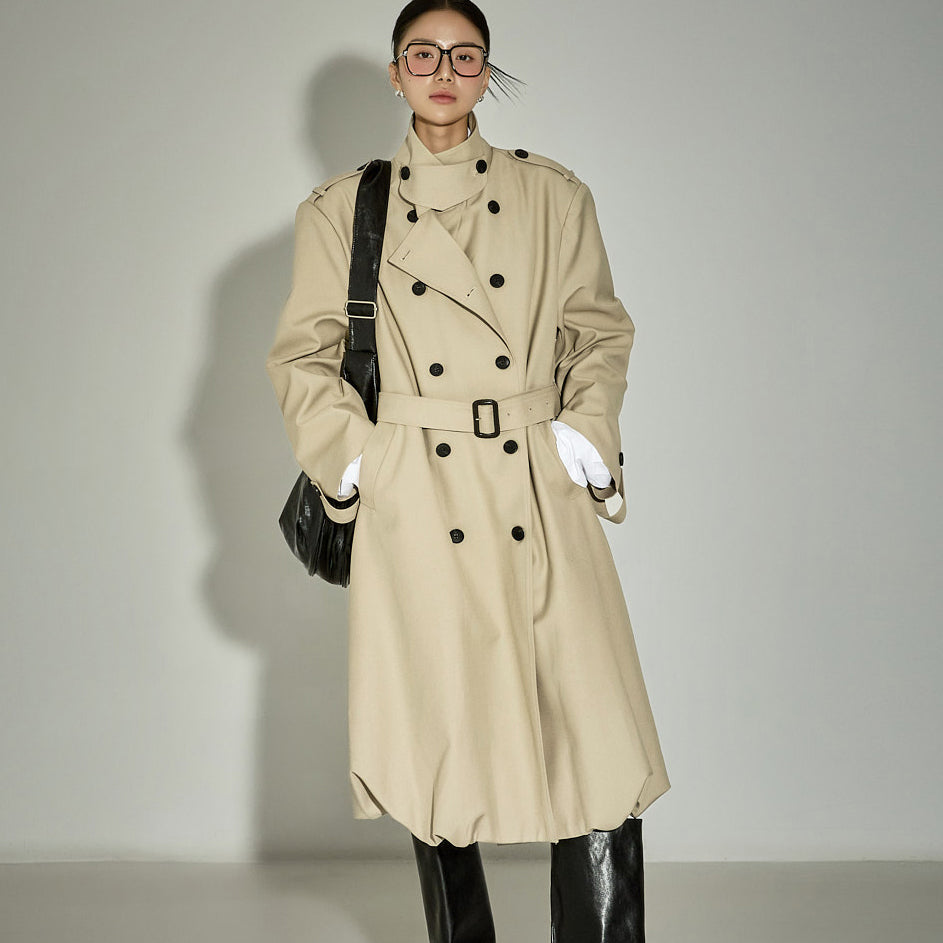 J2869 Balloon Trench Coat