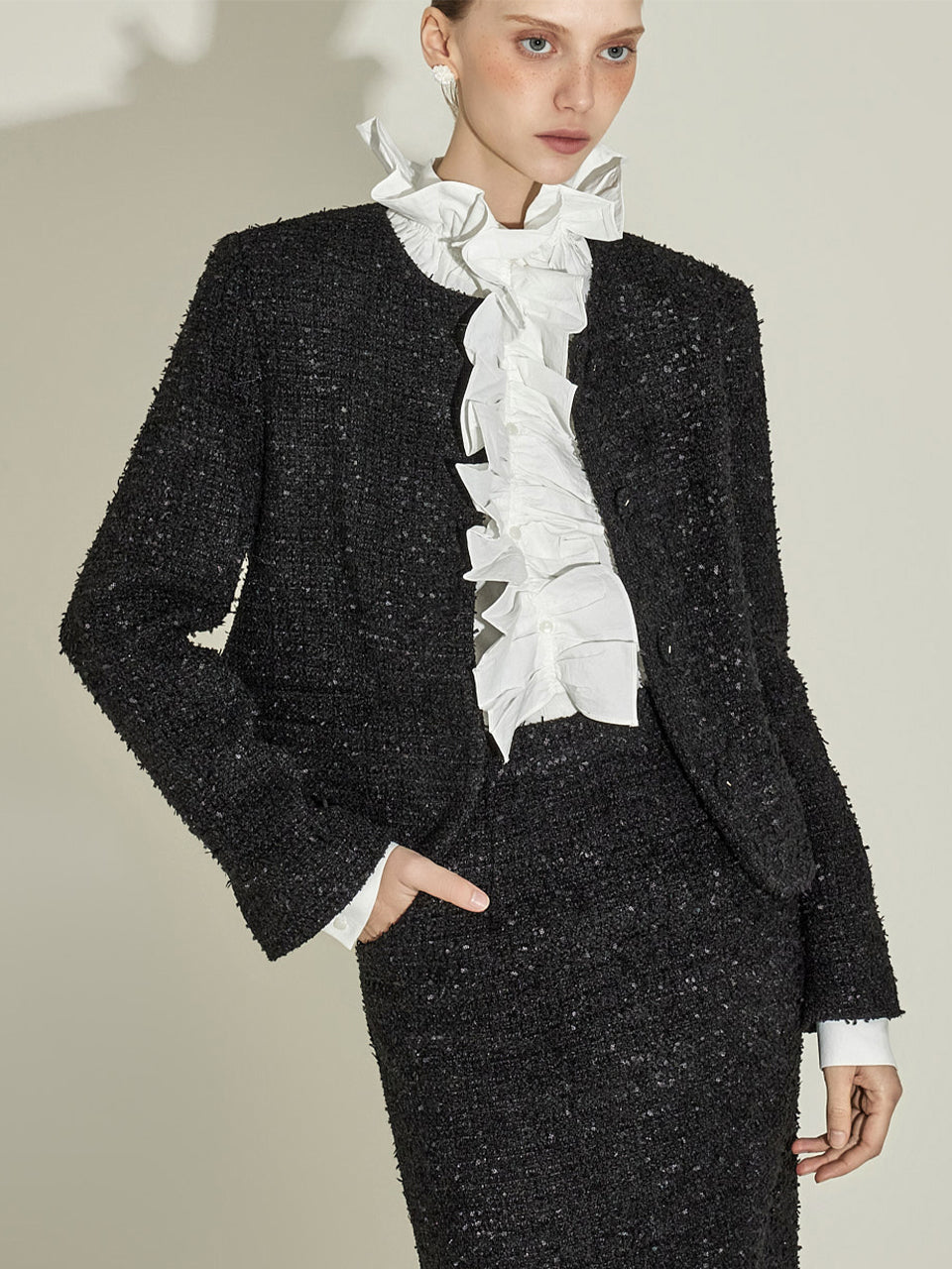 J2956 Tweed Wool Jacket